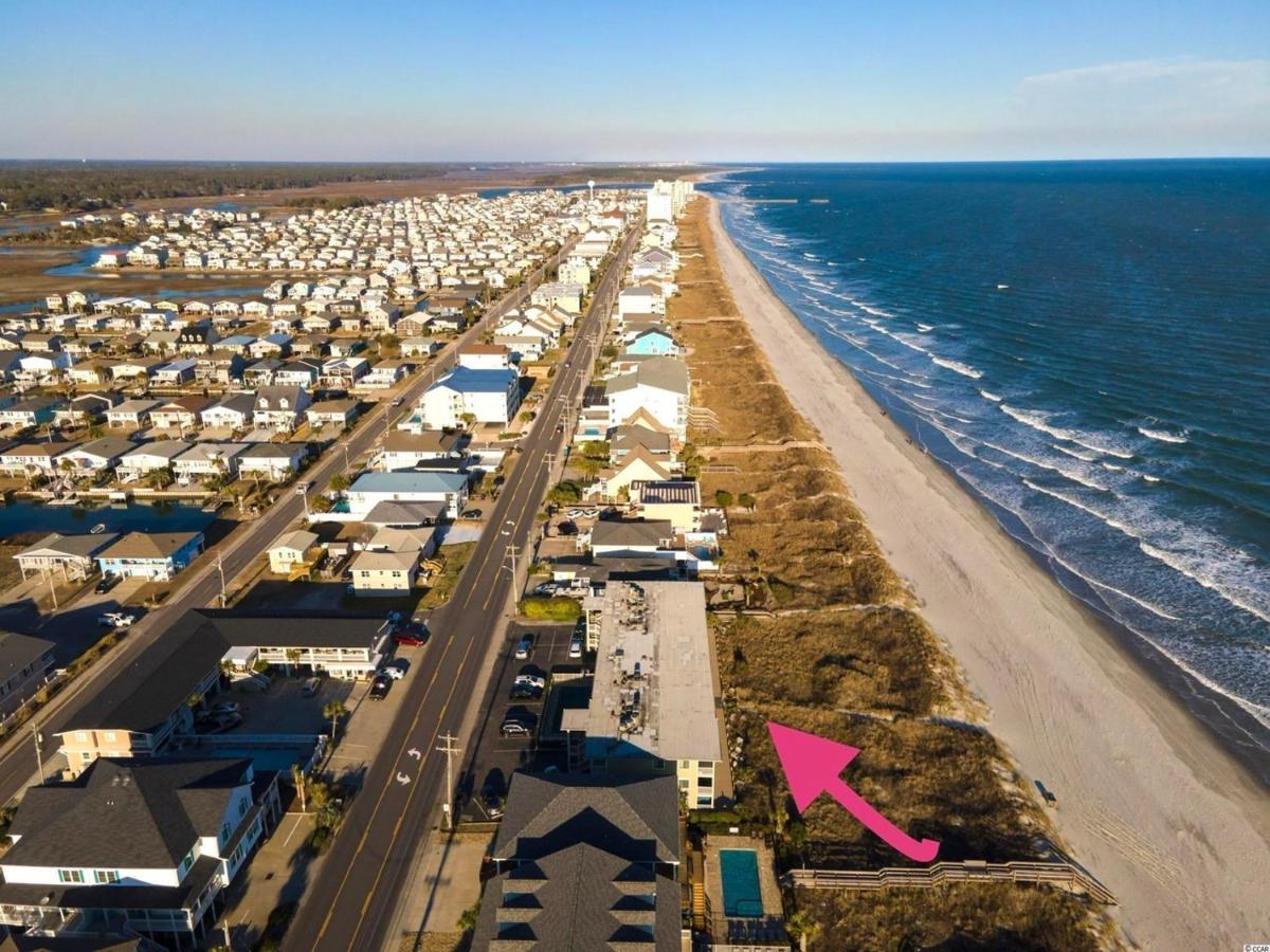 Beautiful Beachfront-Oceanfront First Floor 2Br 2Ba Condo In Cherry Grove, North Myrtle Beach! Renovated With A Fully Equipped Kitchen, 3 Separate Beds, Pool, Private Patio & Steps To The Sand! Exteriör bild