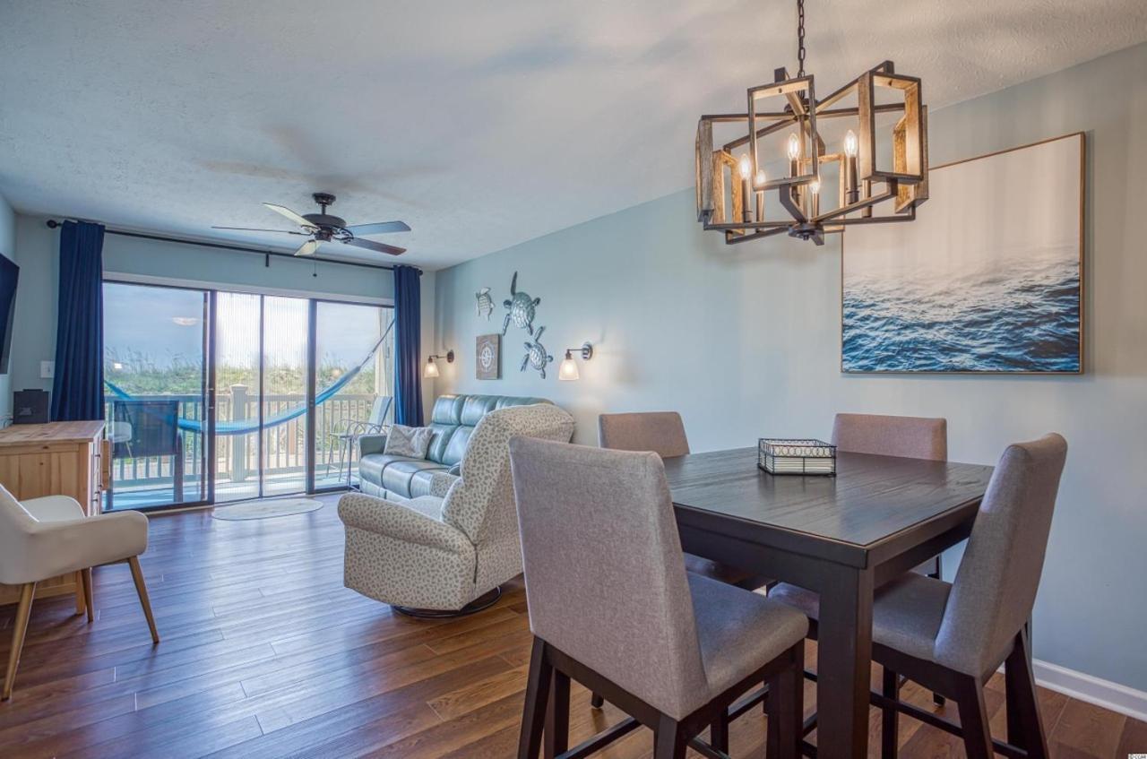 Beautiful Beachfront-Oceanfront First Floor 2Br 2Ba Condo In Cherry Grove, North Myrtle Beach! Renovated With A Fully Equipped Kitchen, 3 Separate Beds, Pool, Private Patio & Steps To The Sand! Exteriör bild