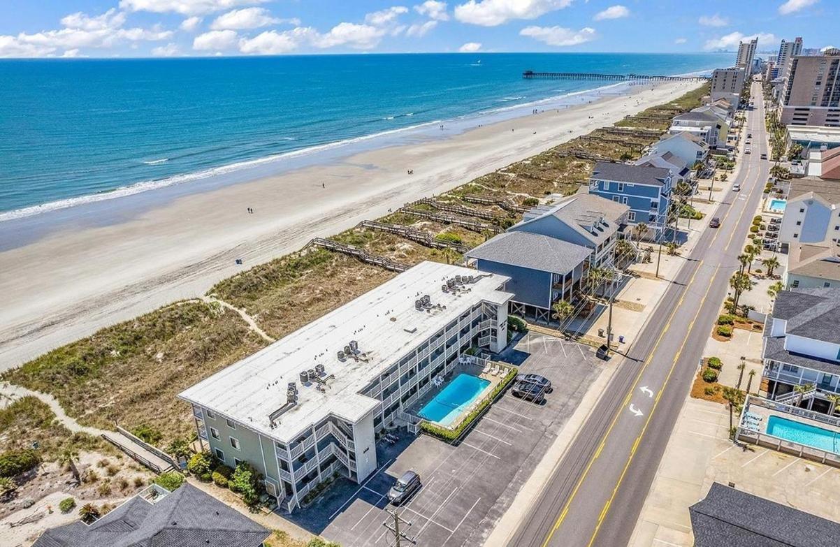 Beautiful Beachfront-Oceanfront First Floor 2Br 2Ba Condo In Cherry Grove, North Myrtle Beach! Renovated With A Fully Equipped Kitchen, 3 Separate Beds, Pool, Private Patio & Steps To The Sand! Exteriör bild